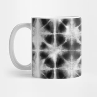 Black and white Shibori Itajime Mug